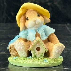 ENESCO 1995 My Blushing Bunnies “Bless This Home” Bunny Figurine